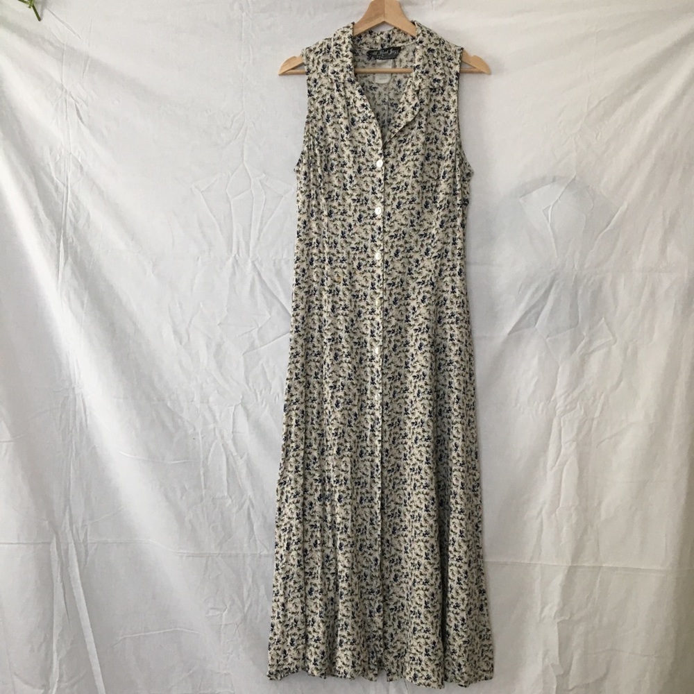 Vintage 90s All That Jazz floral dress